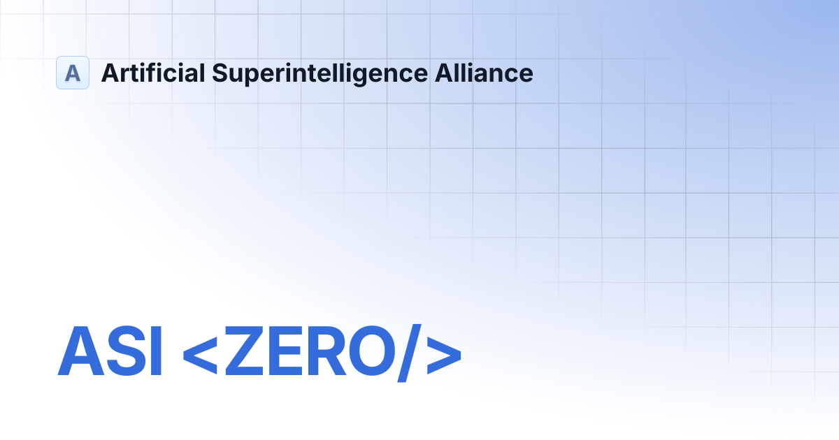 ASI | Artificial Superintelligence Alliance